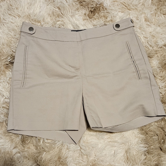 Taupe Suzy Shier Shorts - Picture 1 of 6